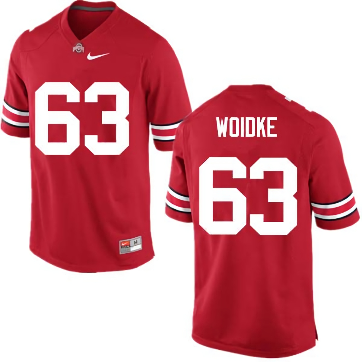 Kevin Woidke Ohio State Buckeyes Men's NCAA #63 Nike Red College Stitched Football Jersey AGE4556KJ